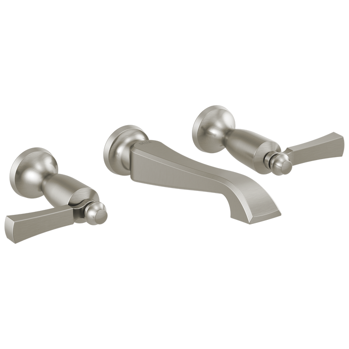 Delta Dorval T3556LF Two Handle Wall Mount Bathroom Faucet Trim Only