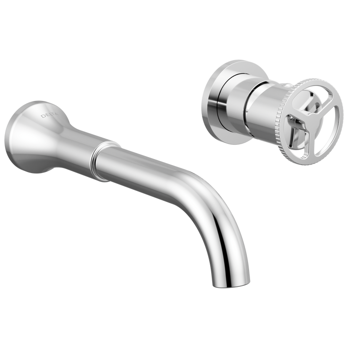 Delta Trinsic T3558LF Single Handle Wall Mount Bathroom Faucet Trim, chrome