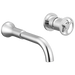 Delta Trinsic T3558LF Single Handle Wall Mount Bathroom Faucet Trim, chrome