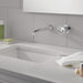 Delta Trinsic T3558LF Single Handle Wall Mount Bathroom Faucet Trim, chrome - view 3