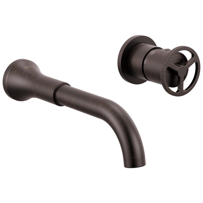 Delta Trinsic T3558LF Single Handle Wall Mount Bathroom Faucet Trim, venetian bronze