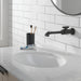 Delta Tetra T3589LF Single Handle Wall Mount Bathroom Faucet Trim, matte black - view 4