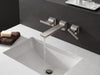 Delta Pivotal T3599LF Two-Handle Wall Mount Bathroom Faucet Trim, lumicoat stainless - view 3