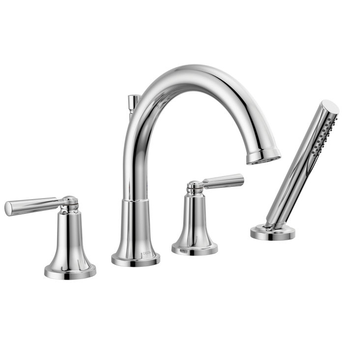 Delta Saylor T4735 Roman Tub Trim with Hand Shower, chrome