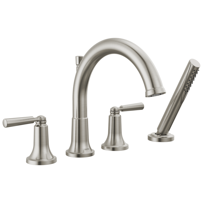 Delta Saylor T4735 Roman Tub Trim with Hand Shower, stainless