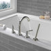 Delta Saylor T4735 Roman Tub Trim with Hand Shower, stainless - view 3