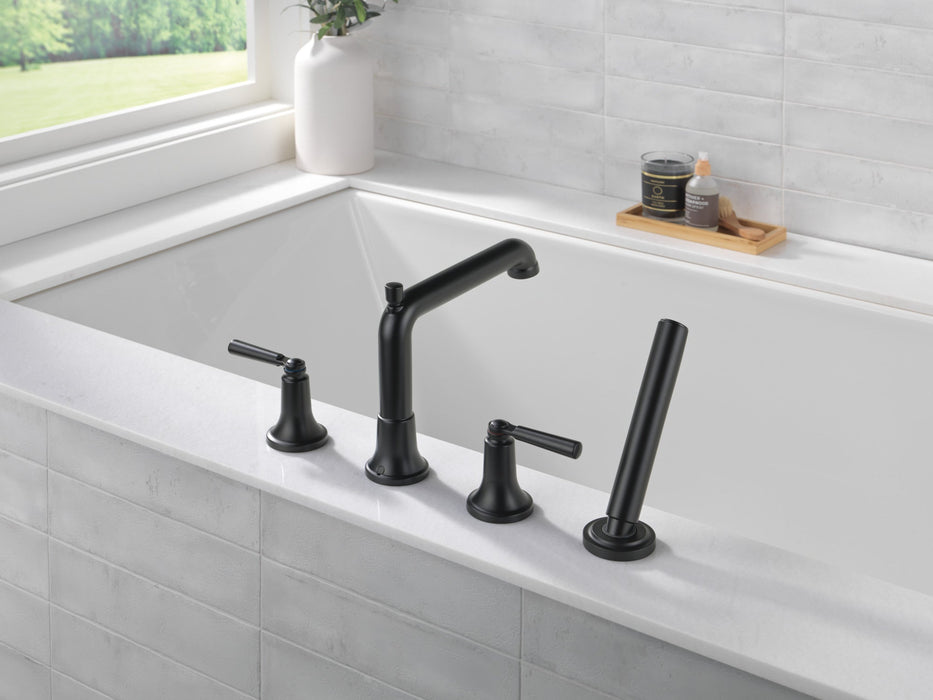 Delta Saylor T4736 Roman Tub Trim with Hand Shower