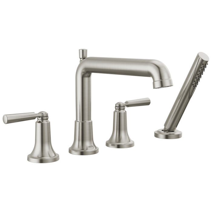 Delta Saylor T4736 Roman Tub Trim with Hand Shower