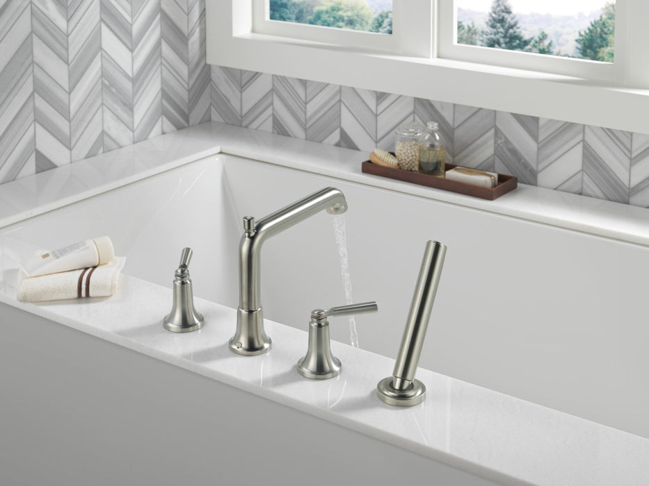 Delta Saylor T4736 Roman Tub Trim with Hand Shower