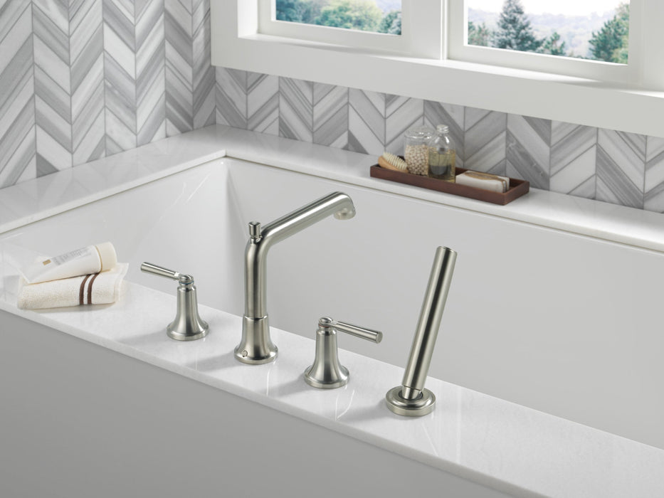 Delta Saylor T4736 Roman Tub Trim with Hand Shower
