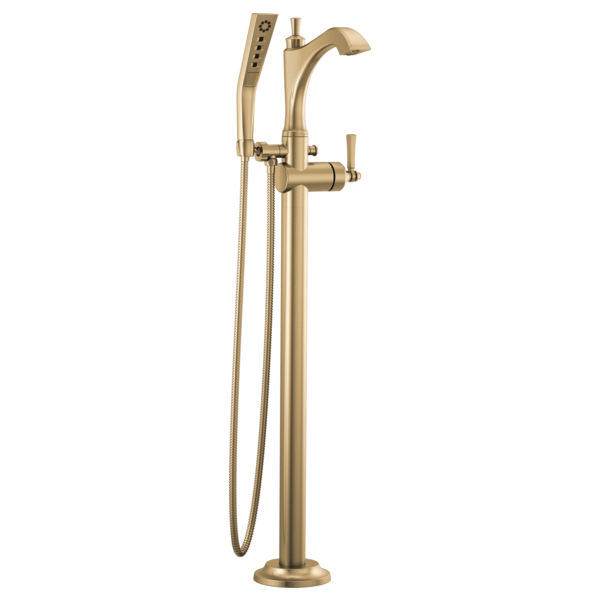 Delta Dorval T4756 Roman Tub with Hand Shower Trim - Less Handles, champagne bronze - view 2