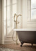Delta Dorval T4756 Roman Tub with Hand Shower Trim - Less Handles, champagne bronze - view 4