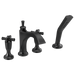 Delta Dorval T4756 Roman Tub with Hand Shower Trim - Less Handles, matte black 2 - view 2