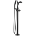 Delta Dorval T4756 Roman Tub with Hand Shower Trim - Less Handles, matte black