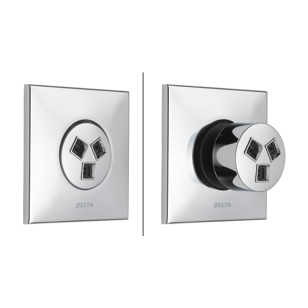 Delta T50210 HydraChoice Square Body Spray Trim, lumicoat chrome - view 3