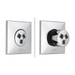 Delta T50210 HydraChoice Square Body Spray Trim, lumicoat chrome - view 3