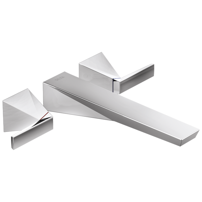 Delta Trillian T5743 Wall Mount Tub Filler Trim, lumicoat chrome