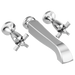 Delta Dorval T5756 Two Handle Wall Mount Tub Filler - Less Handles, chrome - view 2