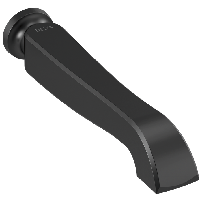 Delta Dorval T5756 Two Handle Wall Mount Tub Filler - Less Handles, matte black