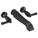 Delta Dorval T5756 Two Handle Wall Mount Tub Filler - Less Handles, matte black - view 2