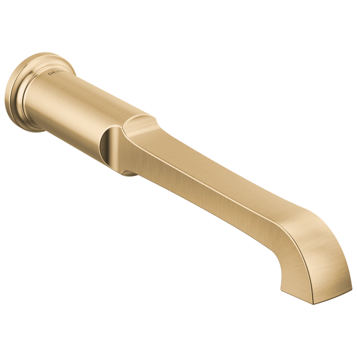Delta Tetra T5789 Wall Mount Tub Filler Trim, lumicoat champagne bronze