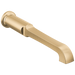 Delta Tetra T5789 Wall Mount Tub Filler Trim, lumicoat champagne bronze
