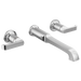 Delta Tetra T5789 Wall Mount Tub Filler Trim, lumicoat chrome - view 2