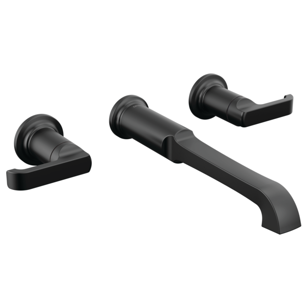 Delta Tetra T5789 Wall Mount Tub Filler Trim, matte black - view 2