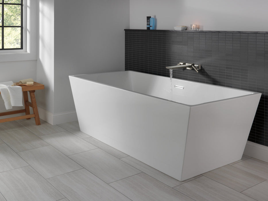 Delta Pivotal T5799 Two Handle Wall Mounted Tub Filler, lumicoat stainless - view 3