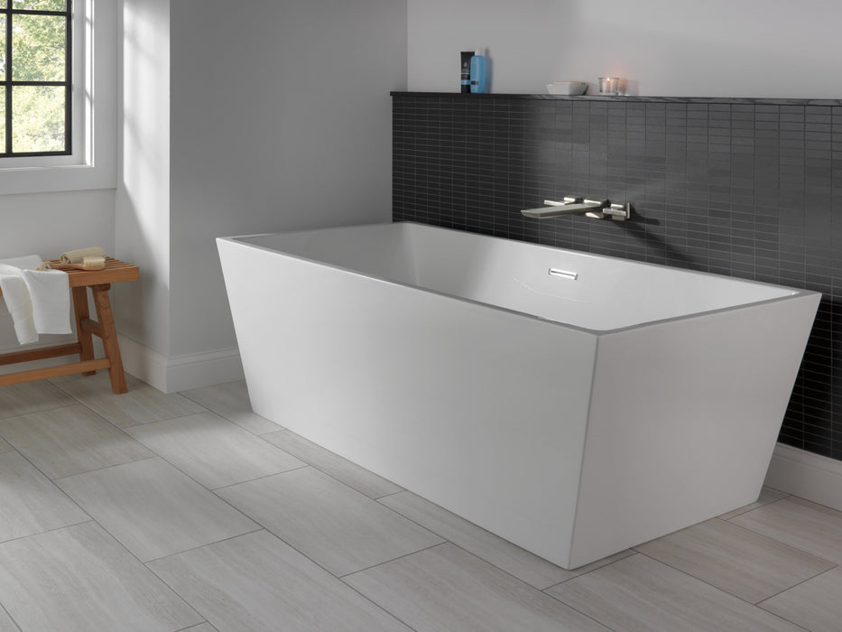 Delta Pivotal T5799 Two Handle Wall Mounted Tub Filler, lumicoat stainless - view 4