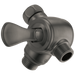 Delta Universal Showering Components U4929 3-Way Shower Arm Diverter for Hand Shower, black stainless