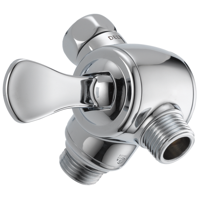 Delta Universal Showering Components U4929 3-Way Shower Arm Diverter for Hand Shower, chrome