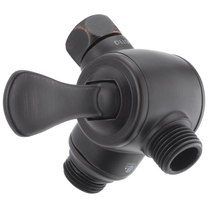 Delta Universal Showering Components U4929 3-Way Shower Arm Diverter for Hand Shower, venetian bronze