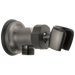 Delta Universal Showering Components U4985 Adjustable Wall Mount Elbow, black stainless