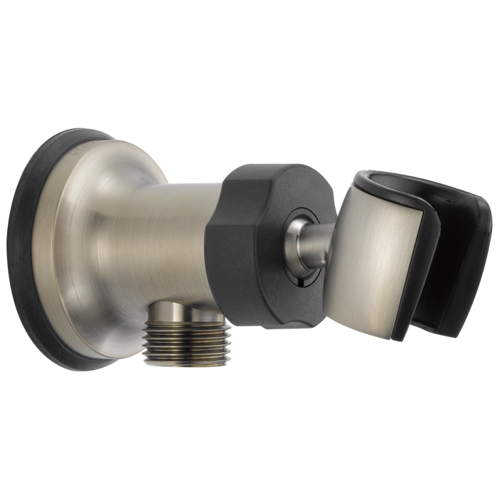 Delta Universal Showering Components U4985 Adjustable Wall Mount Elbow, stainless