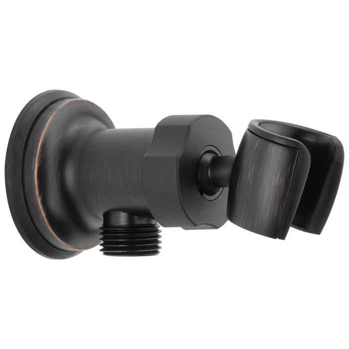 Delta Universal Showering Components U4985 Adjustable Wall Mount Elbow, venetian bronze