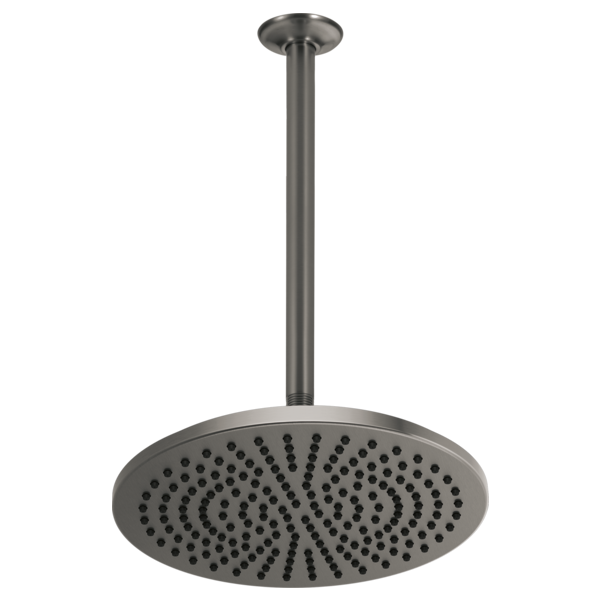 Delta Universal Showering Components U4998 Shower Arm & Flange 14" Ceiling Mount, black stainless - view 2