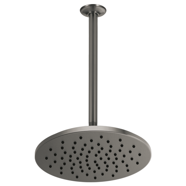 Delta Universal Showering Components U4998 Shower Arm & Flange 14" Ceiling Mount, black stainless - view 3
