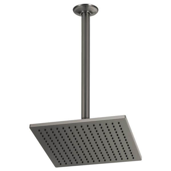 Delta Universal Showering Components U4998 Shower Arm & Flange 14" Ceiling Mount, black stainless - view 4