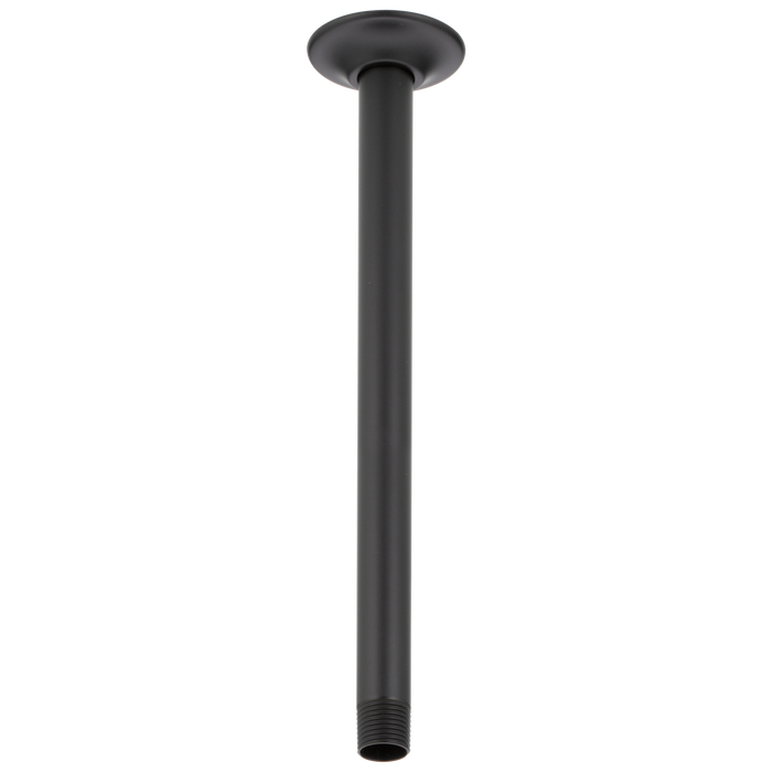 Delta Universal Showering Components U4998 Shower Arm & Flange 14" Ceiling Mount, matte black