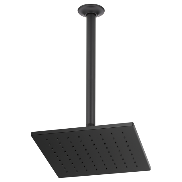 Delta Universal Showering Components U4998 Shower Arm & Flange 14" Ceiling Mount, matte black - view 3