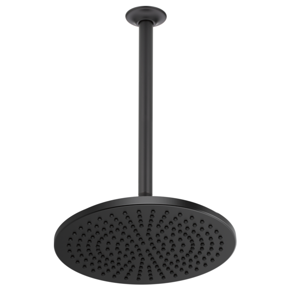Delta Universal Showering Components U4998 Shower Arm & Flange 14" Ceiling Mount, matte black - view 4