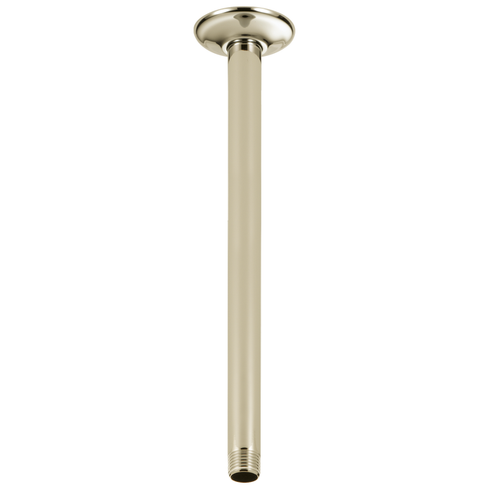 Delta Universal Showering Components U4998 Shower Arm & Flange 14" Ceiling Mount, polished nickel