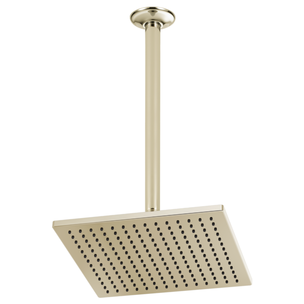 Delta Universal Showering Components U4998 Shower Arm & Flange 14" Ceiling Mount, polished nickel - view 2