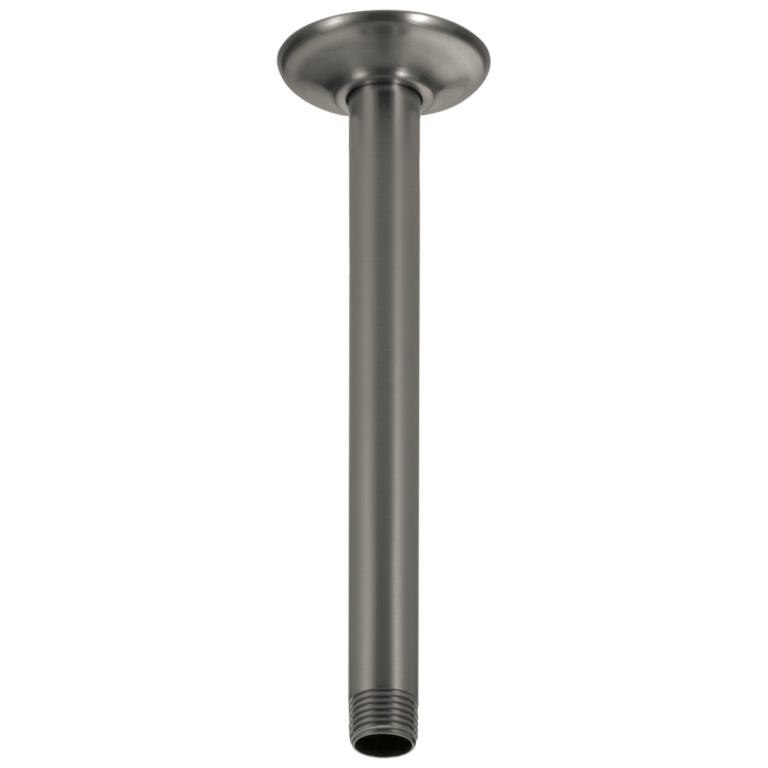Delta Universal Showering Components U4999 10" Ceiling Mount Shower Arm and Flange, black stainless