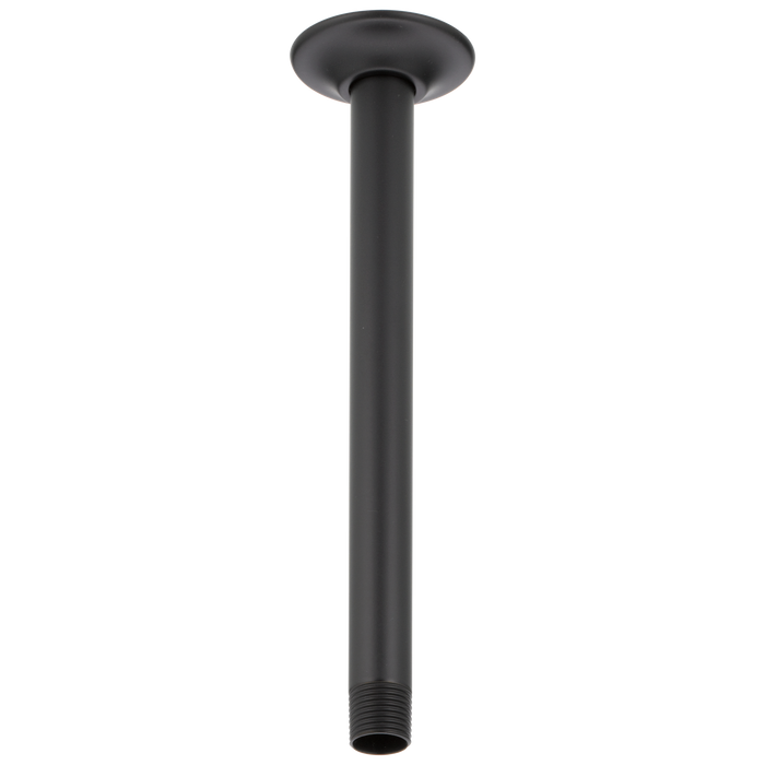 Delta Universal Showering Components U4999 10" Ceiling Mount Shower Arm and Flange, matte black