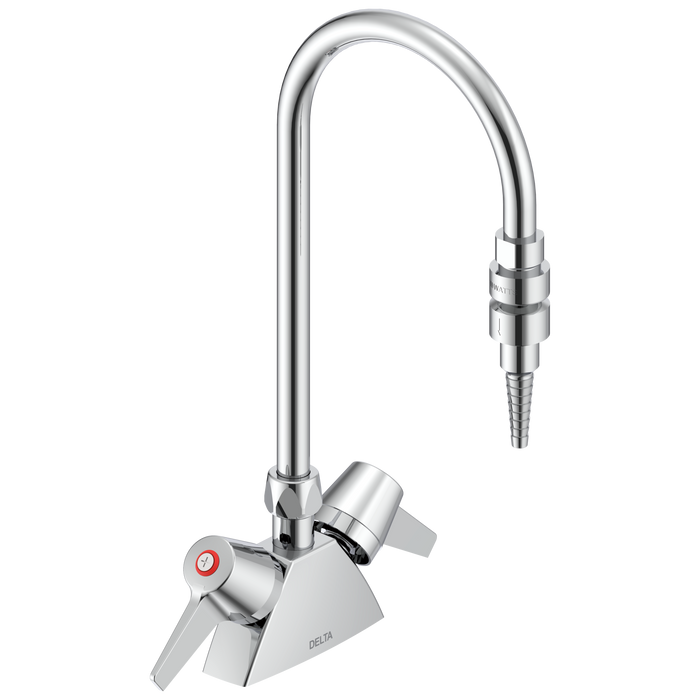 Commercial W67 Series Mixing Faucet W6700 Two Handle Deck-mount Laboratory Mixing Faucet, chrome 2