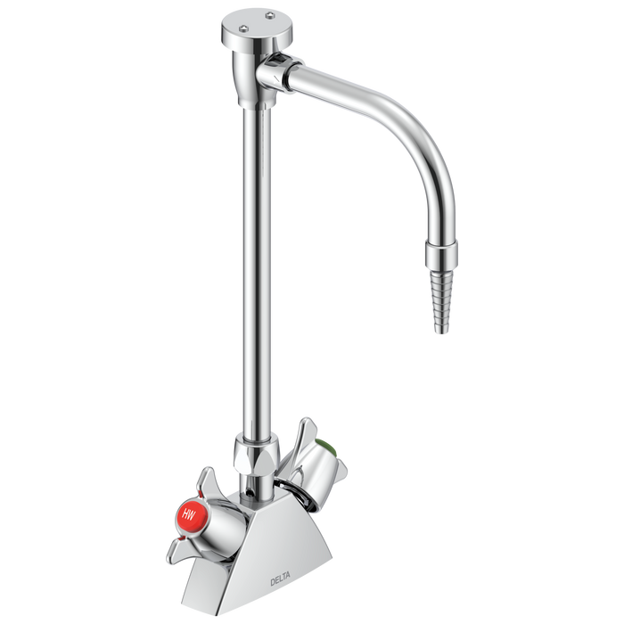 Commercial W67 Series Mixing Faucet W6700 Two Handle Deck-mount Laboratory Mixing Faucet, chrome 5