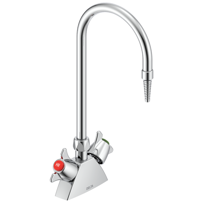 Commercial W67 Series Mixing Faucet W6700 Two Handle Deck-mount Laboratory Mixing Faucet, chrome 6