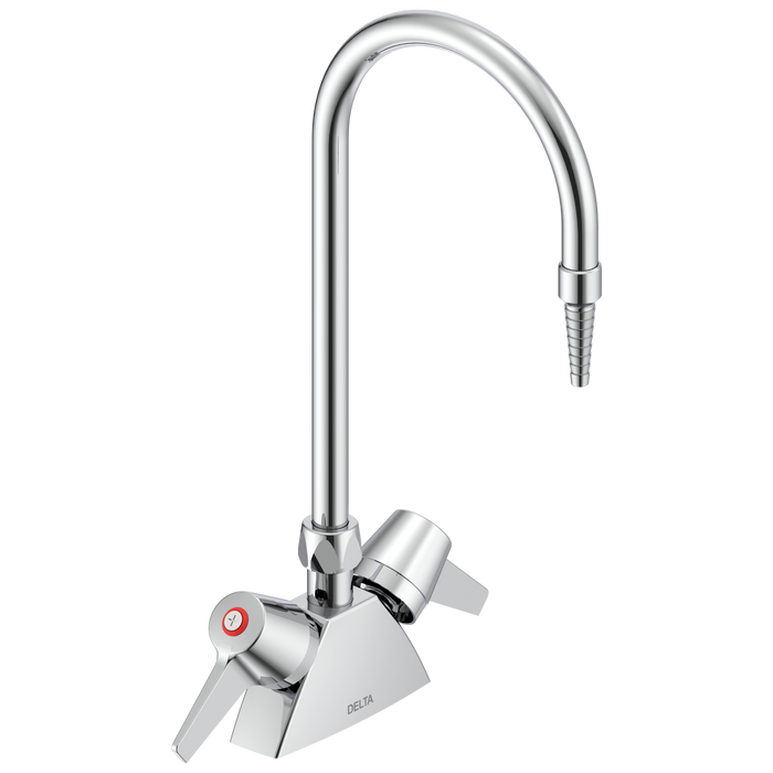 Commercial W67 Series Mixing Faucet W6700 Two Handle Deck-mount Laboratory Mixing Faucet, chrome